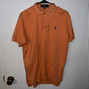 Orange with Blue Ralf Lauren Polo